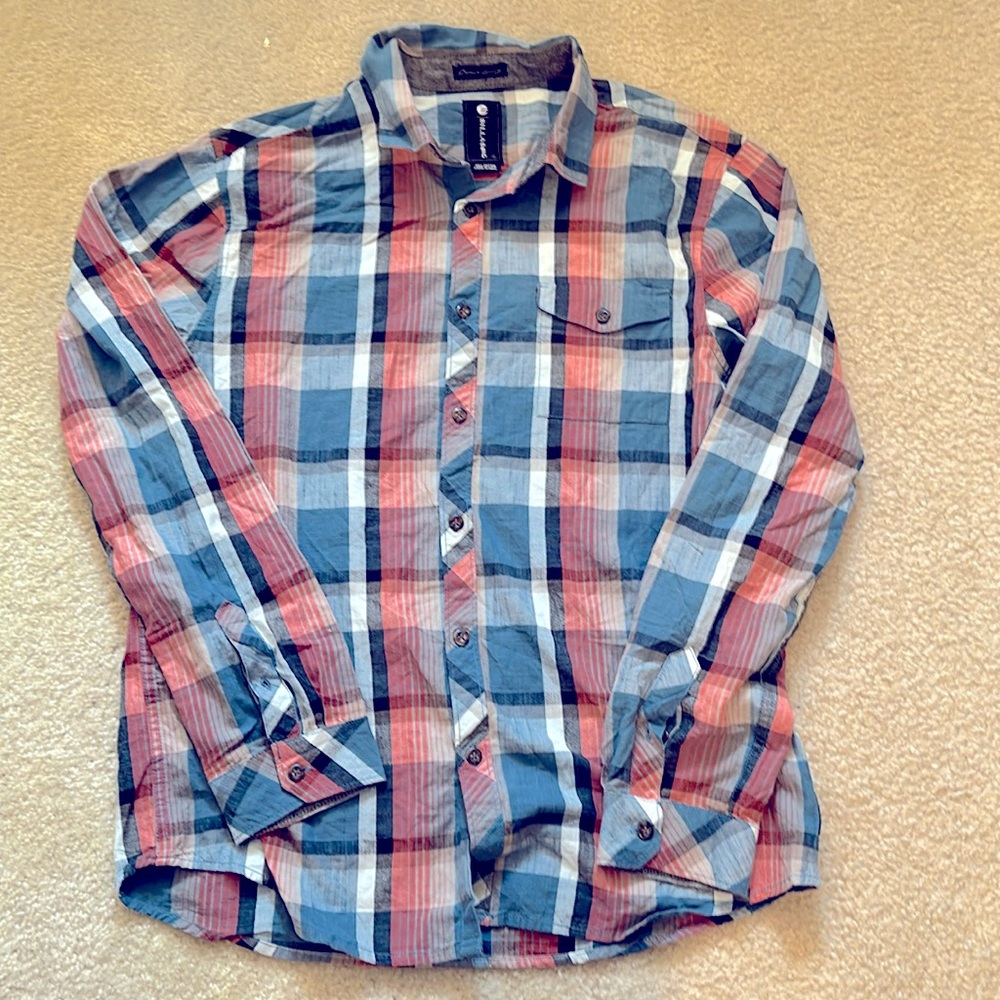 Billabong men’s long sleeve button down shirt LARGE